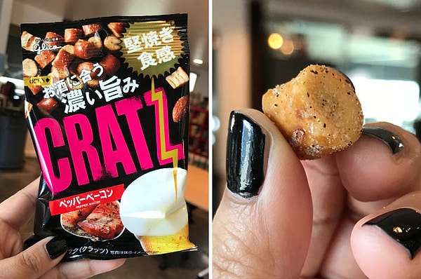 3. Ты бы попробовал брецели с беконом и перцем?