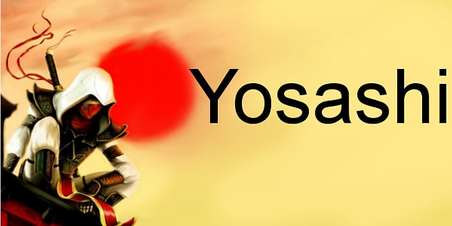 "Yosashiku" olmalı!