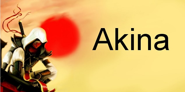 "Akina" olmalı!