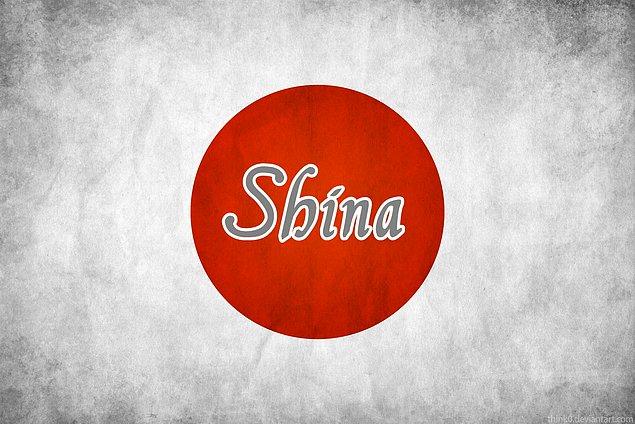 "Shina" olmalı!