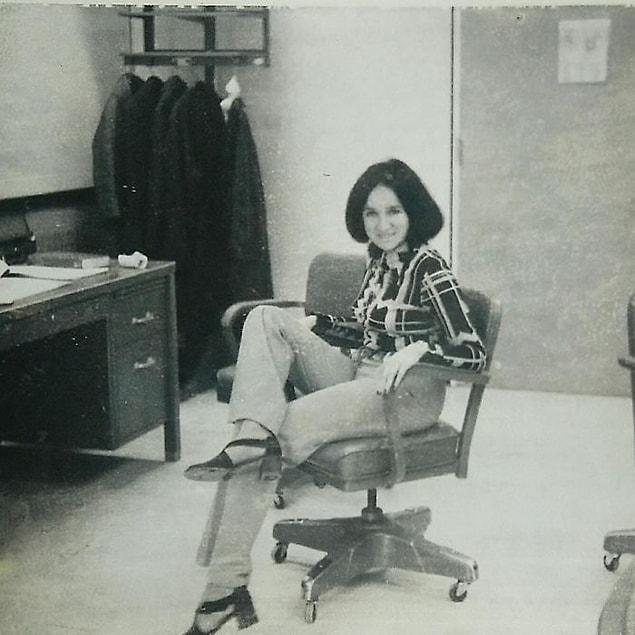 24. "Annem 1974'te NASA'da çalışırken."
