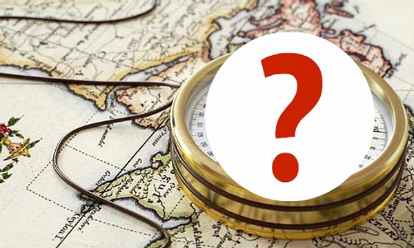 1. Какая сторона света расположена в компасе слева?