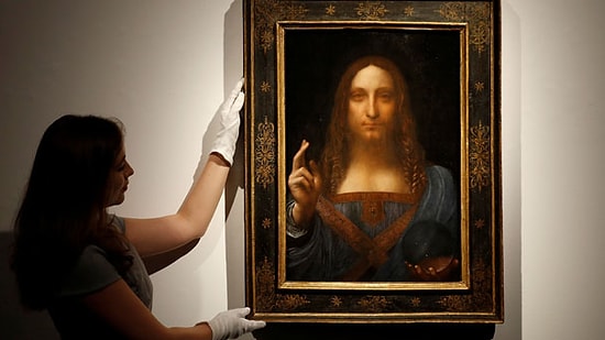 450 Milyon Dolara Satılarak Rekor Kırdı! Da Vinci'nin 'Dünyanın Kurtarıcısı' Adlı Tablosu 18 Dakikada Satıldı