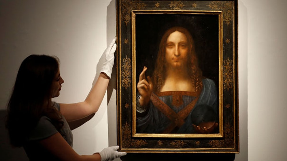450 Milyon Dolara Satılarak Rekor Kırdı! Da Vinci'nin 'Dünyanın Kurtarıcısı' Adlı Tablosu 18 Dakikada Satıldı