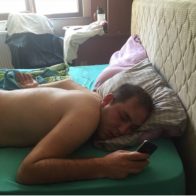 7. İşler çok yoğun yha 😴