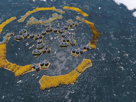 Dünyanın İlk Yüzen Şehri 2020 Yılında Fransız Polinezyası Kıyılarında İnşa Edilecek