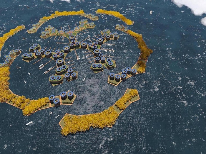 Dünyanın İlk Yüzen Şehri 2020 Yılında Fransız Polinezyası Kıyılarında İnşa Edilecek