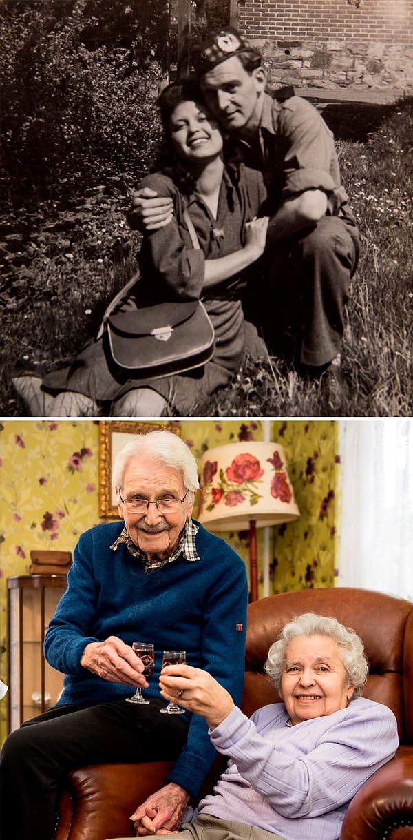 1. Девушка, избежавшая холокоста, и солдат, спасший ее, прожили вместе более 70 лет.