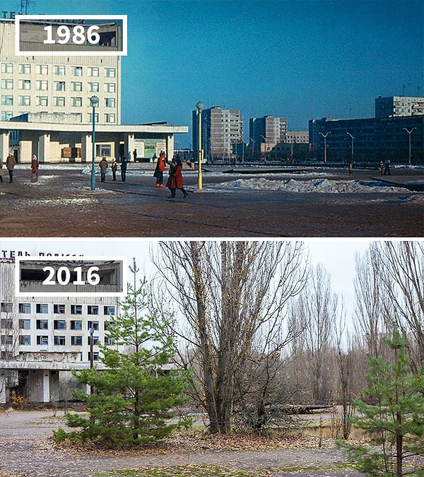 4. Припять, Украина, 1986-2016