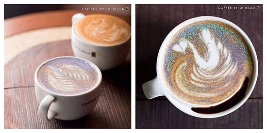 "Блестящий Капучино" — новый тренд в украшении кофейного напитка