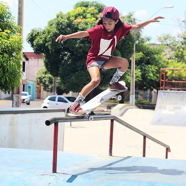 Tutkulu bir sporcu.