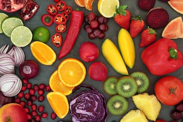 6. Taze meyve, lifli sebze, vitaminli besinler ve enzim tüketimini alışkanlık haline getirin.