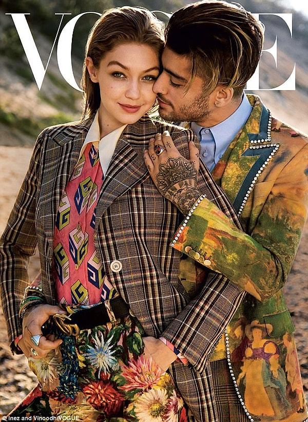 Ayrıca öyle herkesin yapamayacağı şeyi yaptılar ve şu ana kadar Vogue'un kapağına çıkan 3. çift olmayı başardılar.