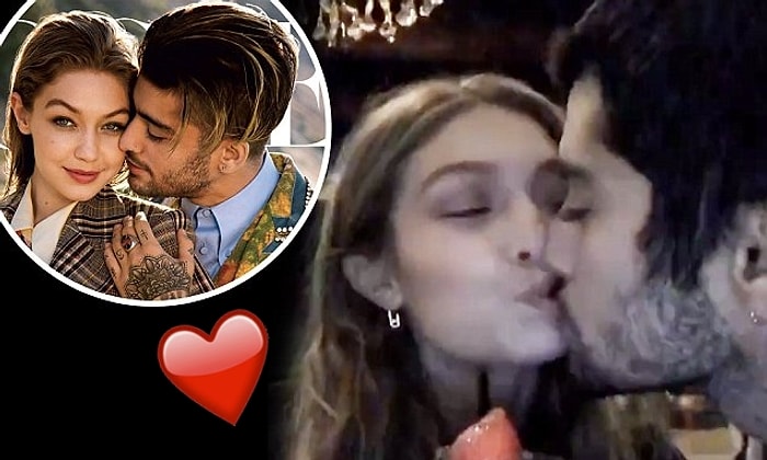 Birlikteliklerinin İkinci Yılını Kokteyller ve Öpücüklerle Kutlayan Minnoş Çift: Gigi ve Zayn