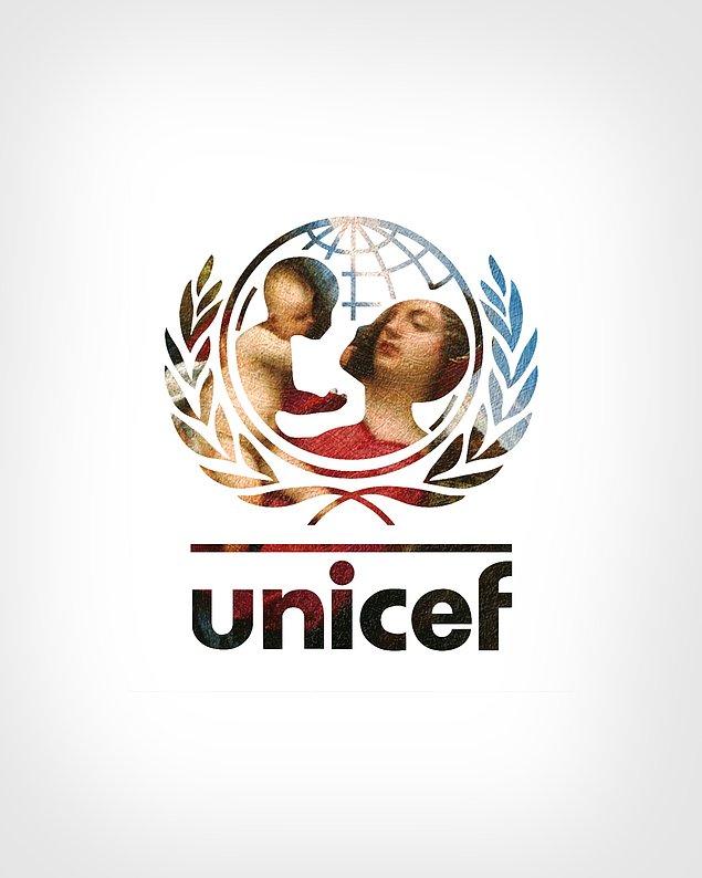14. UNICEF + Madonna and Child in a Landscape (Madonna ve Çocuk) / Titian