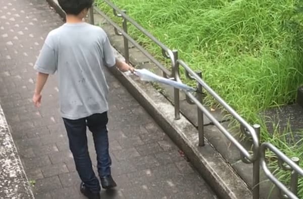 9. И нельзя было пройти мимо забора спокойно, имея в руках зонт.