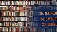 2017 Yılında Türkiye'nin Nüfusa Göre En Çok Kitap Okuyan 25 Şehri Hangileri?