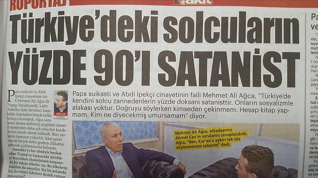 Ve gençlerin satanizme yönelmesinin en büyük sebeplerinden birinin Türkiye'de geleneksel aile yapısının zayıflamaya başlamasıyla alakalı olduğu söyleniyordu.