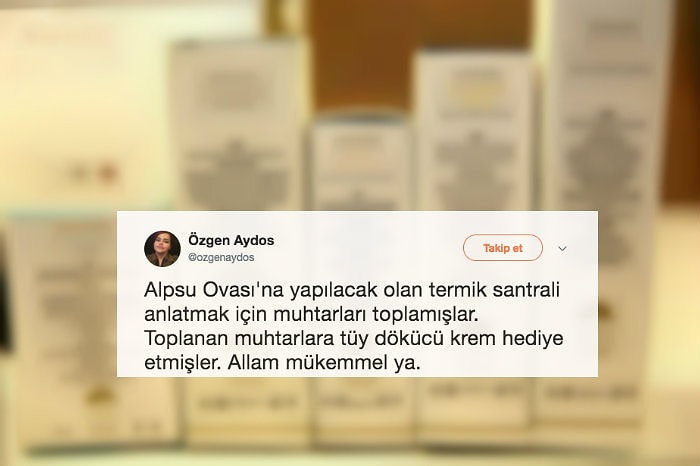 Muhtarlar Termik Santral Toplantısına Gittiler, Tüy Dökücü Kremle Döndüler