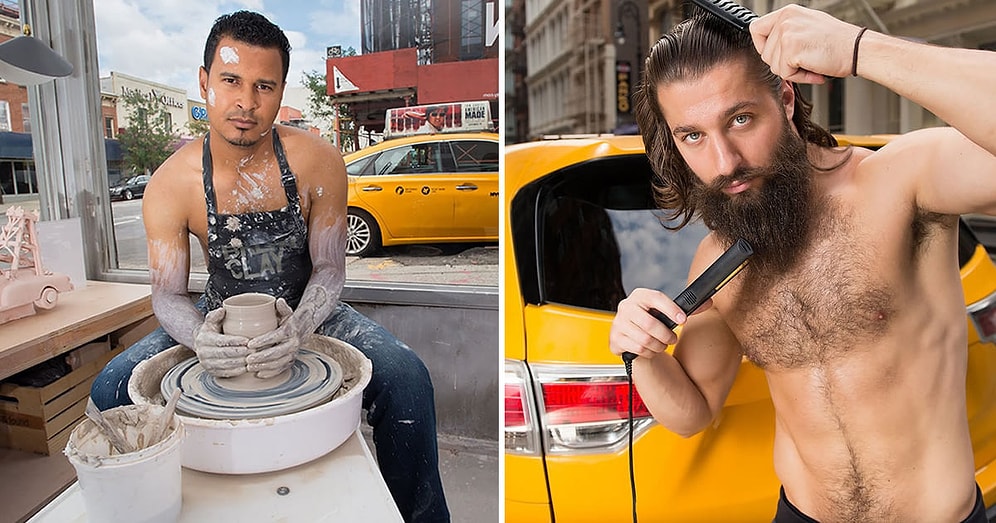 Сексуальные и смешные: горячие нью-йоркские таксисты обнажились для календаря