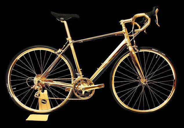 3. Altın bisiklet, 393,000 dolar.