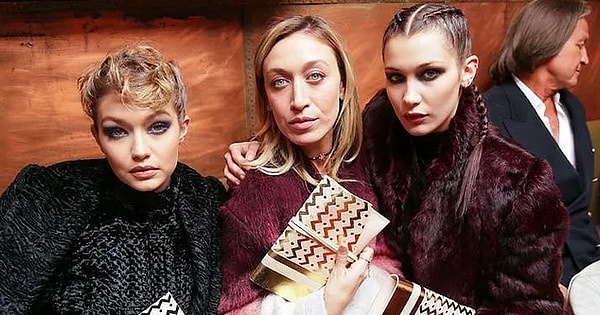 5. Белла и Джиджи Хадид с сестрой Аланой