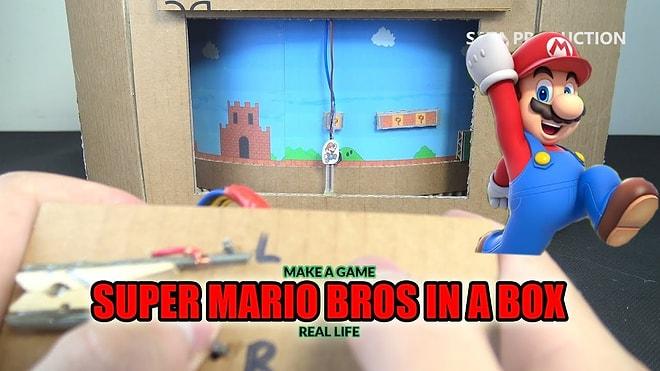 Kartondan, Düşük Maliyetli Super Mario Oyunu Yapmak İster misiniz?