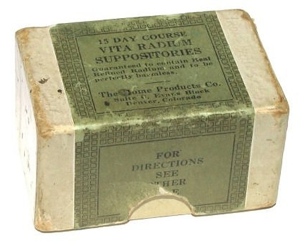 10. Люди засовывали себе радиоактивные суппозитории в задний проход