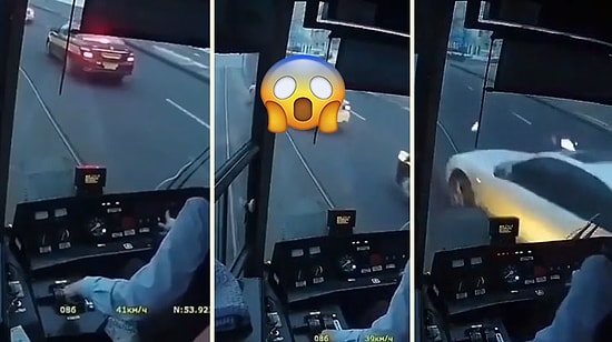 Kendine Ait Yolunda, Düşük Bir Hız ile İlerleyen Tramvaylarla Çarpışmayı Başaran Araç Sürücüleri