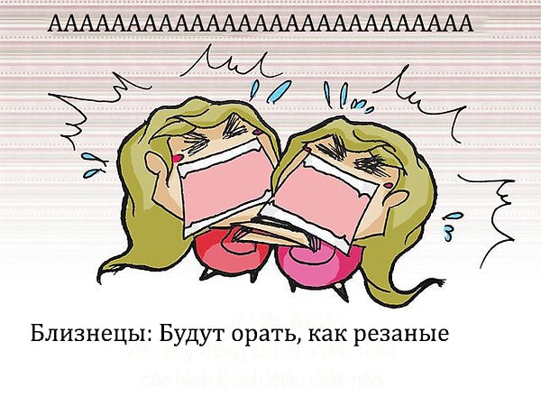 3. Близнецы бы вовсю паниковали