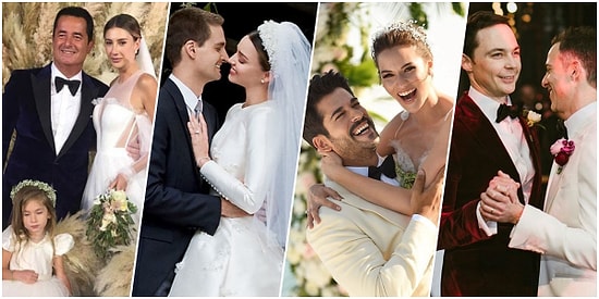 Bu Yıl Ünlülerden Evlenen Evlenene! İşte 2017'de Dünyaevine Giren 22 Aşık Çift