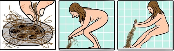 9. Забить и не чистить слив от волос после душа 🤣