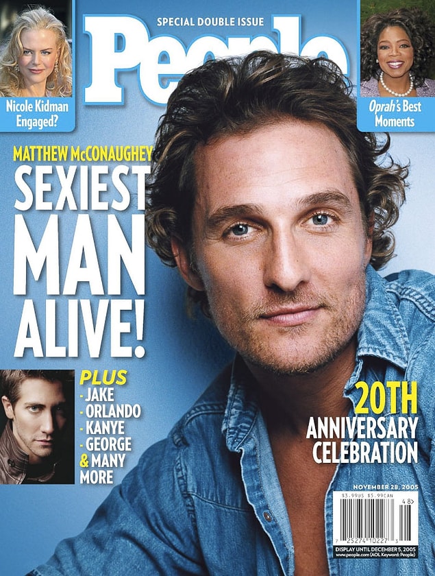 14. 2005, Matthew McConaughey
