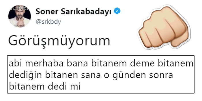 Şarkı Sözleri Kadar Paylaşımları da Aşırı Havalı Olan Soner Sarıkabadayı'dan 15 Tweet