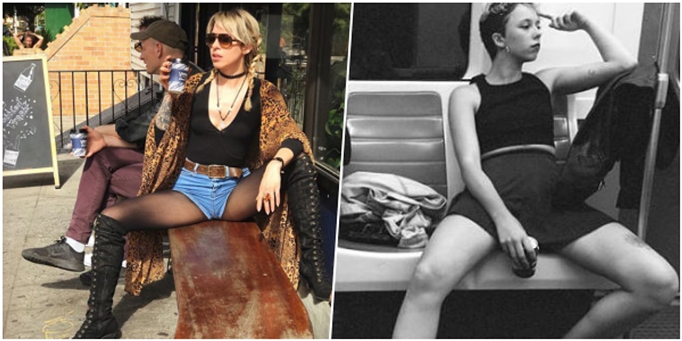 Canım O Bacakları Topla İstersen! Erkeklere Tepki Olarak Ortaya Çıkan "Kadınlar Yayılıyor" Hareketi Büyük İlgi Görüyor!