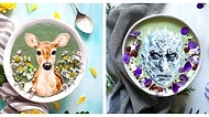 Smoothieler Üstünde Yemeye İçmeye Kıyamayacağınız Resimler Yapan Kadından Büyüleyici Kaseler!