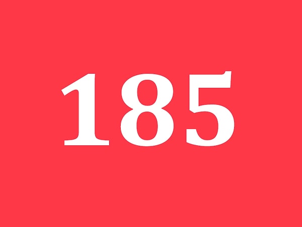 Ваш рост 185 см!