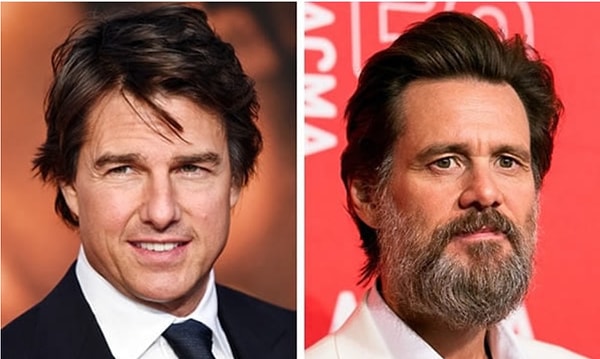 16. Том Круз и Джим Керри - 55 лет