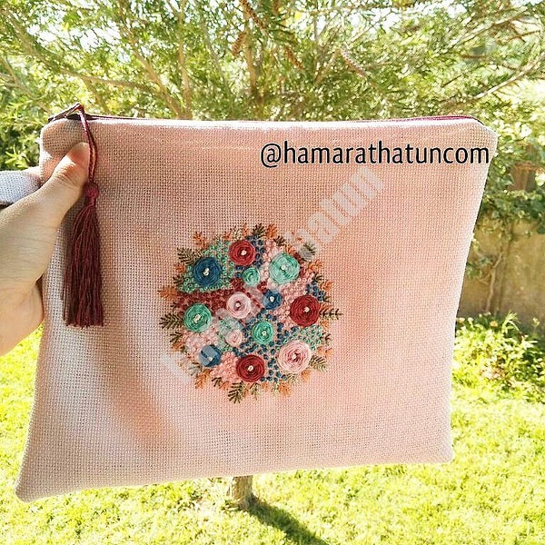 Rokoko stil clutch çanta