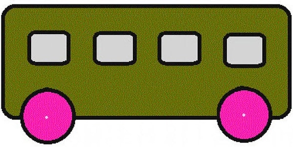 1. Итак, ответьте, куда едет автобус?