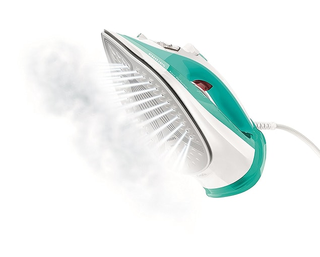 11. Ütülemesi zor olan pamuk ve keten kumaşlarda bile inanılamayacak sonuçlar sunan, yüksek buhar gücüyle sizi asla yormadan ütünün en mükemmel halini size göstermeye gelen Philips Azur Performer Buharlı ütü