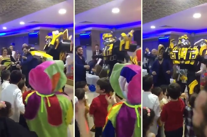 Ankara Havası Oynayan Darth Vader'dan Sonra Erik Dalı Oynayan Transformers