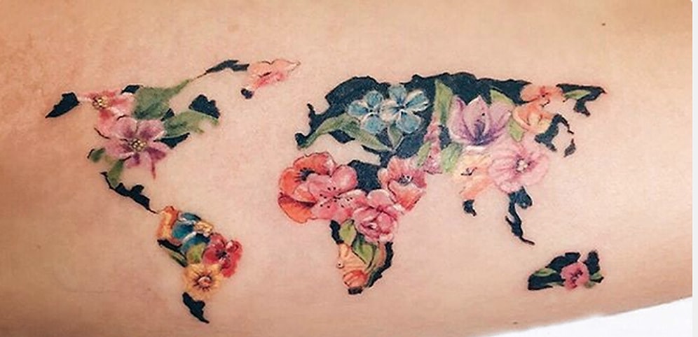 30 тату для тех, кто не может представить свою жизнь без путешествий!