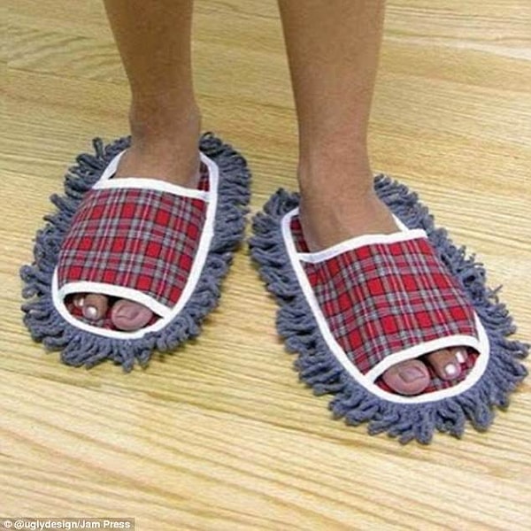 7. Тапки-поломылки. И никакая швабра не нужна!