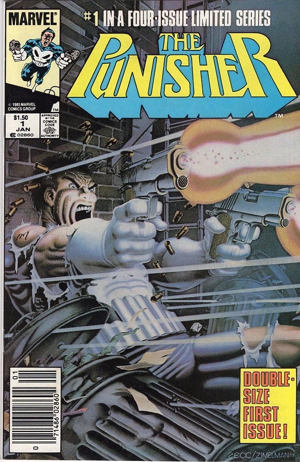 5. 1986 yılında ilk kez kendi serisine kavuşuyor Punisher.