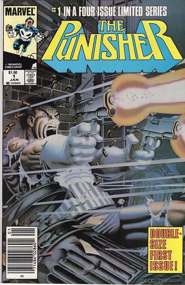 5. 1986 yılında ilk kez kendi serisine kavuşuyor Punisher.