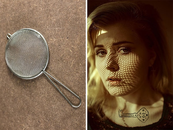 3. Ситечко для заваривания чая поможет создать вам такую тень