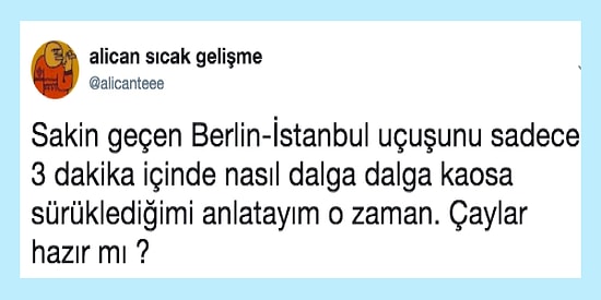 Uçarken Yaşadıklarını Anlatırken Takipçilerini de Uçuran Alicantee'nin Komik Uçuş Anısı