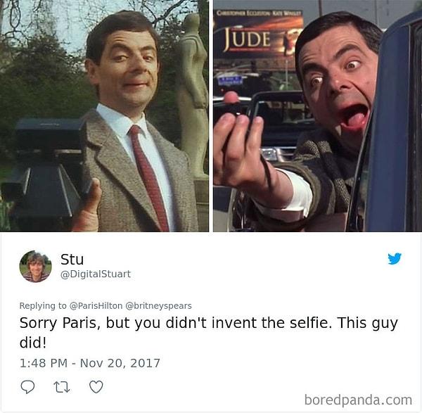 6. "Üzgünüm Paris ama selfie'yi sen icat etmedin. Bu adam etti."
