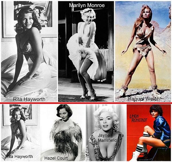9. Esaretin Bedeli'nde gördüğümüz posterlerdeki kadınlar, Stephen King'in hikayesinde Rita Hayworth hariç tamamıyla farklıdır.